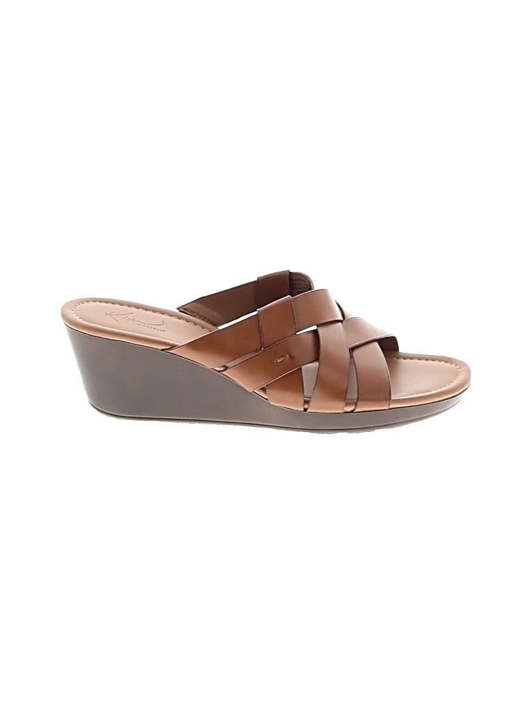 Pre-owned Kim Rogers Mule/clog In Brown