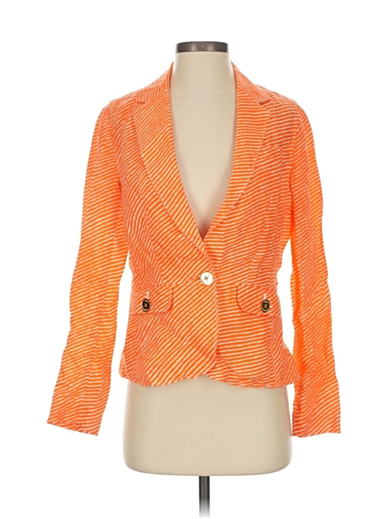 Pre-owned Michael Michael Kors Blazer Jacket In Orange