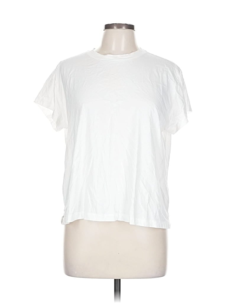 Pre-owned Loft Versa Short Sleeve T-shirt In White