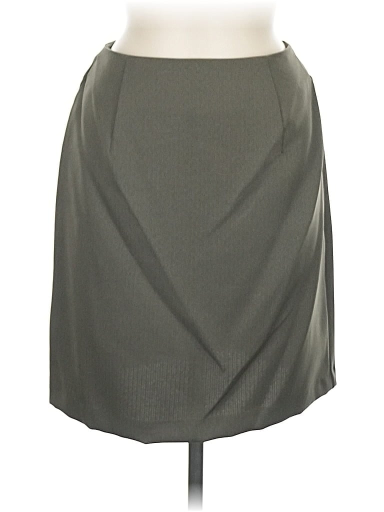 Pre-owned Unbranded Formal Skirt In Gray