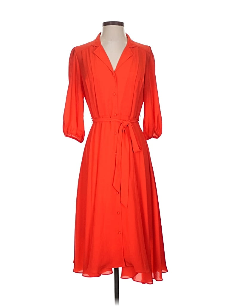 Pre-owned Nanette Lepore Casual Dress In Orange