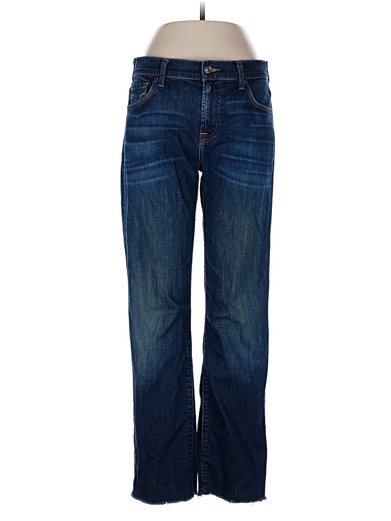 Pre-owned 7 For All Mankind Jeans In Blue