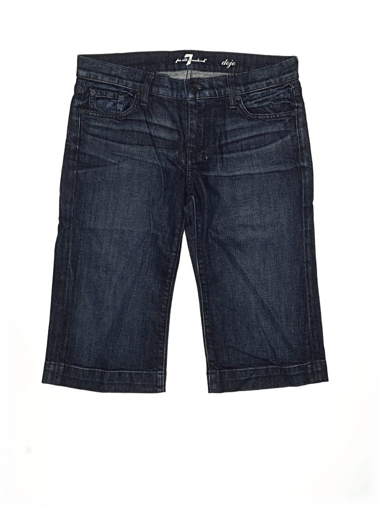 Pre-owned 7 For All Mankind Jeans In Blue