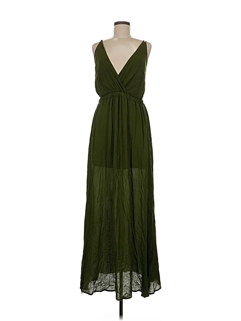 Pre-owned Lulus Casual Dress In Green