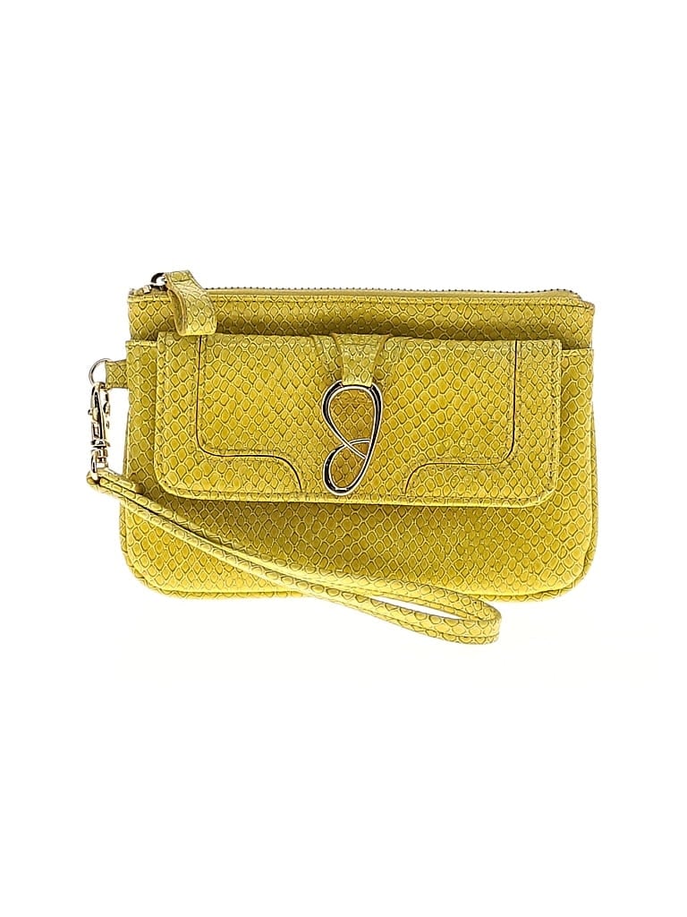 Pre-owned Unbranded Wristlet In Yellow
