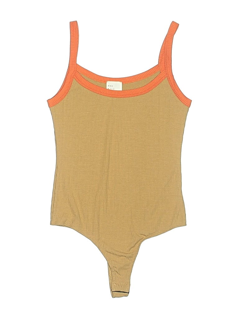 Pre-owned Dee Elly Bodysuit In Brown