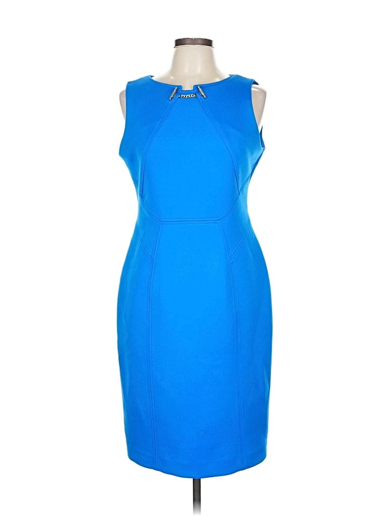 Pre-owned Ivanka Trump Cocktail Dress In Blue