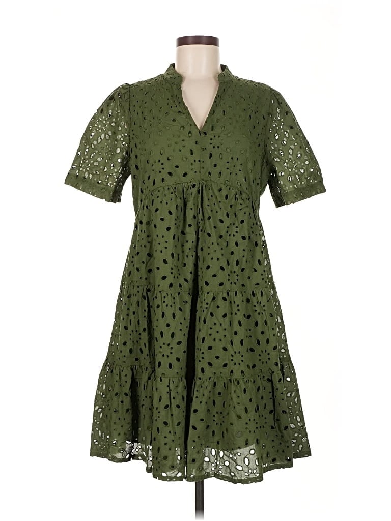 Pre-owned Btfbm Casual Dress In Green