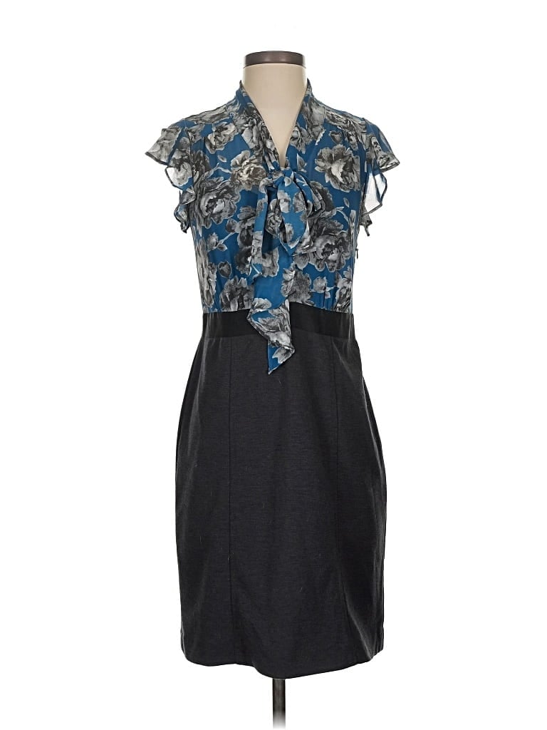 Pre-owned Ann Taylor Loft Outlet Cocktail Dress In Blue