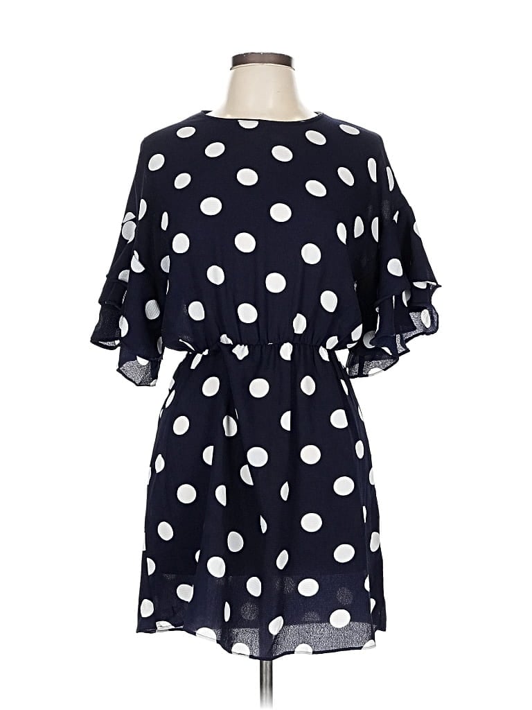 Pre-owned Armani Exchange Casual Dress In Blue