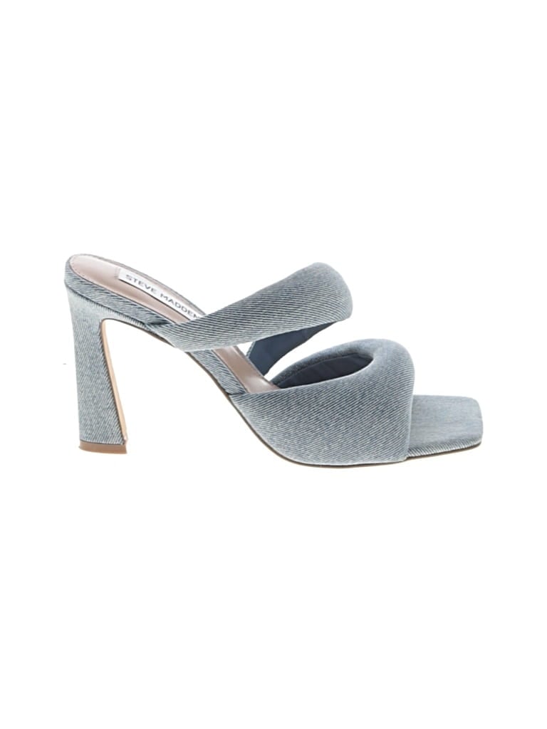 Pre-owned Steve Madden Mule/clog In Blue