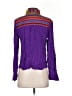 Assorted Brands Color Block Purple Long Sleeve Blouse Size S (estimated) - photo 2