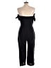 Reformation Solid Black Jumpsuit Size 10 - photo 2