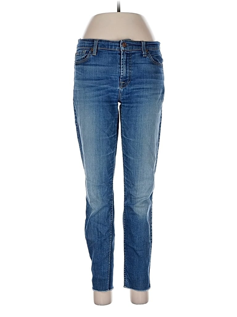Pre-owned 7 For All Mankind Jeans In Blue
