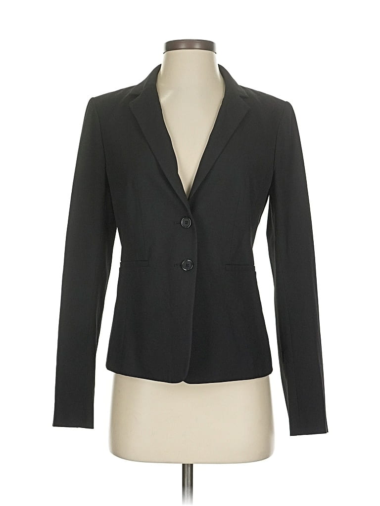 Pre-owned Ann Taylor Blazer Jacket In Black
