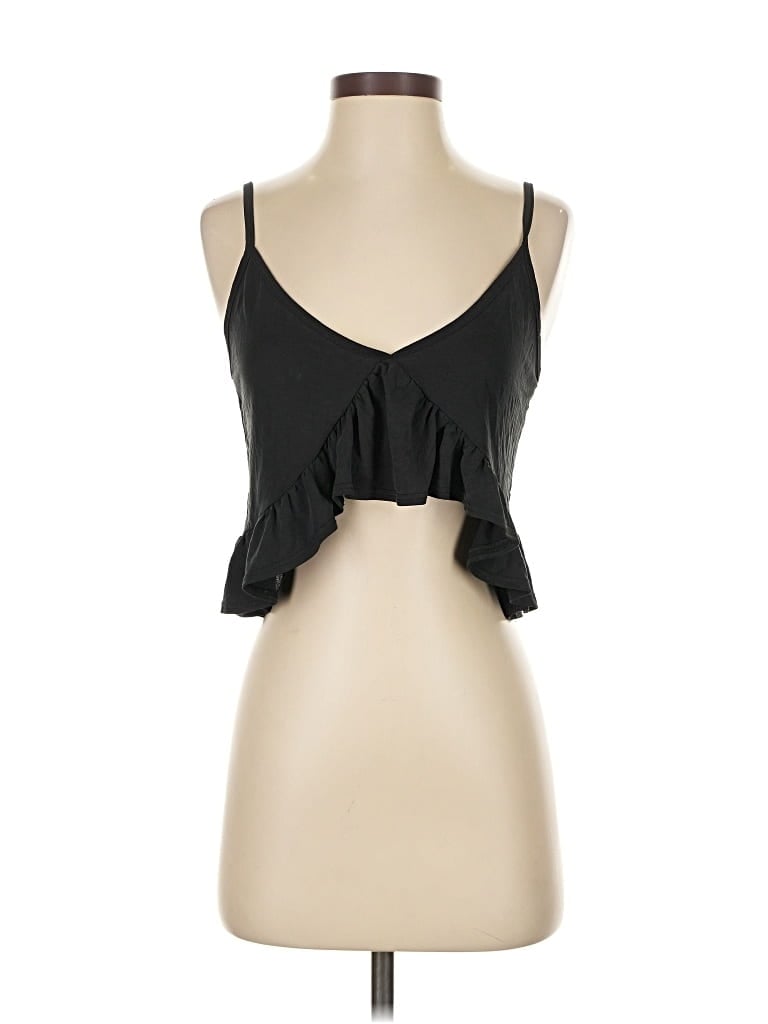 Pre-owned Kimchi Blue Sleeveless Top Black Sweetheart Neckline Tops