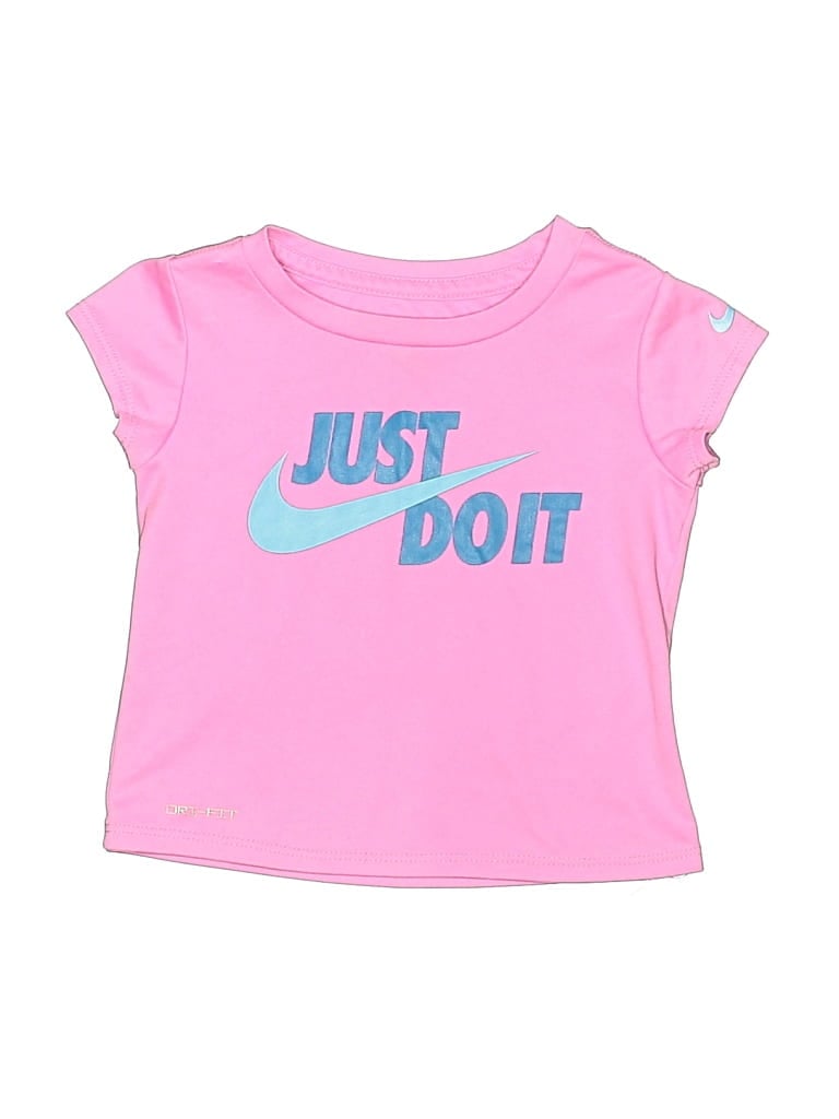 Pre-owned Nike Kids' Short Sleeve T-shirt In Pink