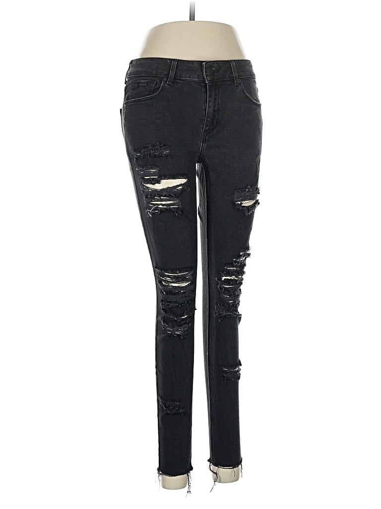 Pre-owned Mango Jeans In Black