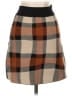 RODEBJER Plaid Brown Casual Skirt Size XS - photo 2