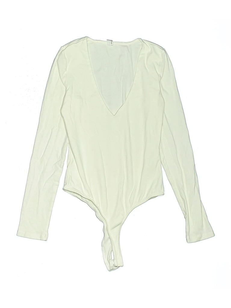 Pre-owned Hey Babe Bodysuit In White