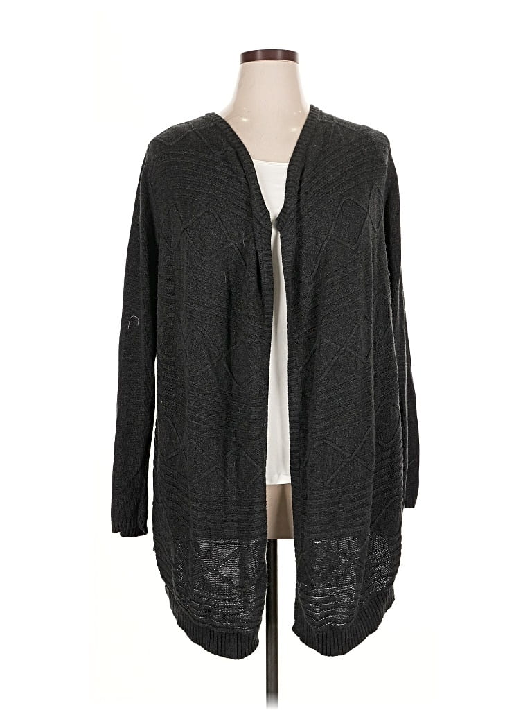 Pre-owned Ann Taylor Loft Outlet Kimono In Black