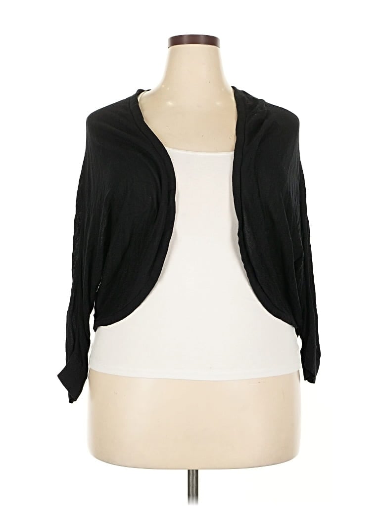 Pre-owned Torrid Cardigan Sweater In Black