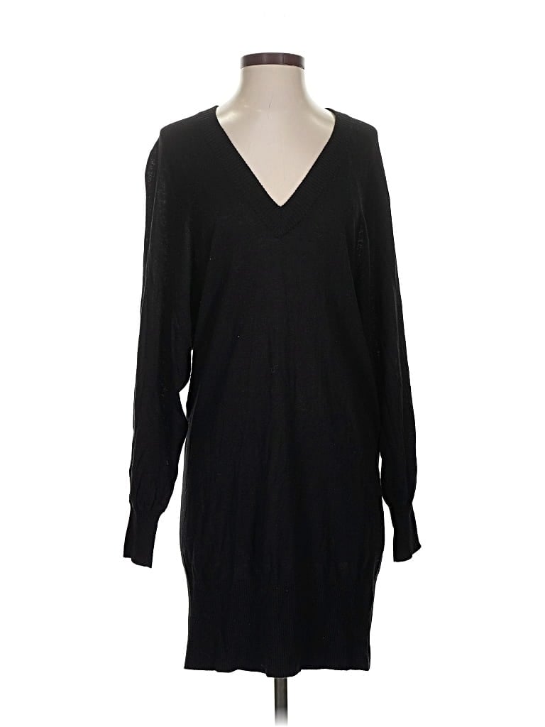 Pre-owned French Connection Pullover Sweater In Black