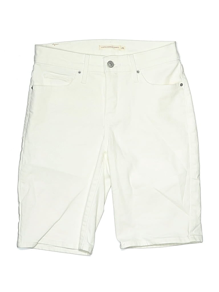 Pre-owned Levi's Shorts In White