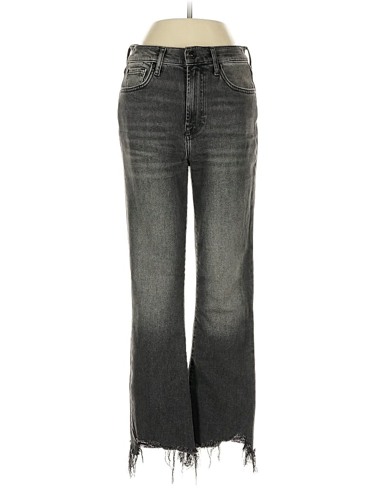 Pre-owned 7 For All Mankind Jeans In Gray