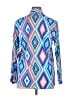 Assorted Brands Argyle Blue Long Sleeve Blouse Size EU 46 / US 16 - photo 2