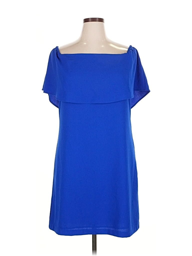 Pre-owned Charles Henry Casual Dress In Blue