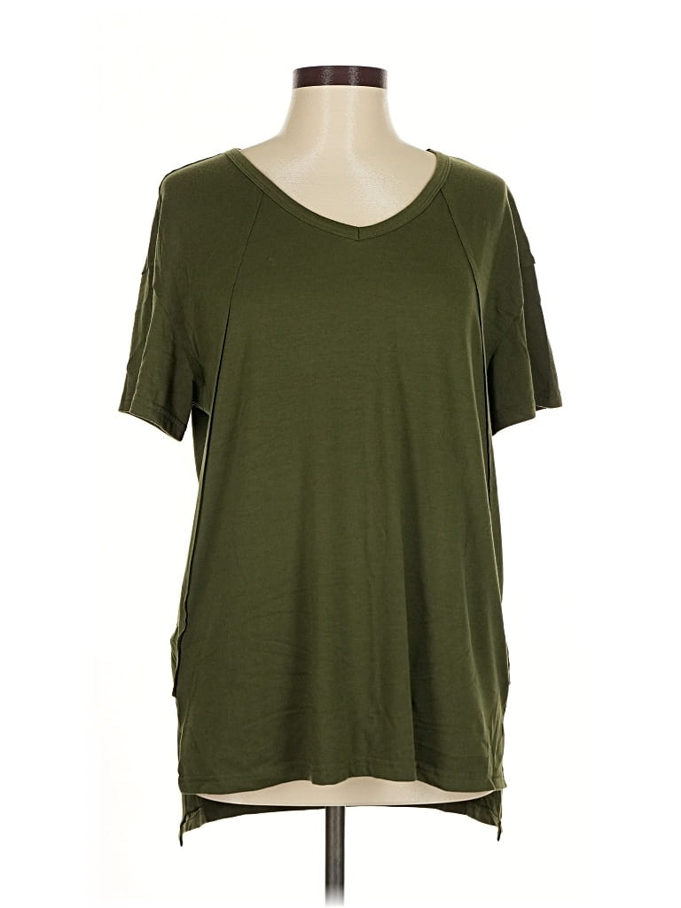 Pre-owned Unbranded Short Sleeve T-shirt In Green