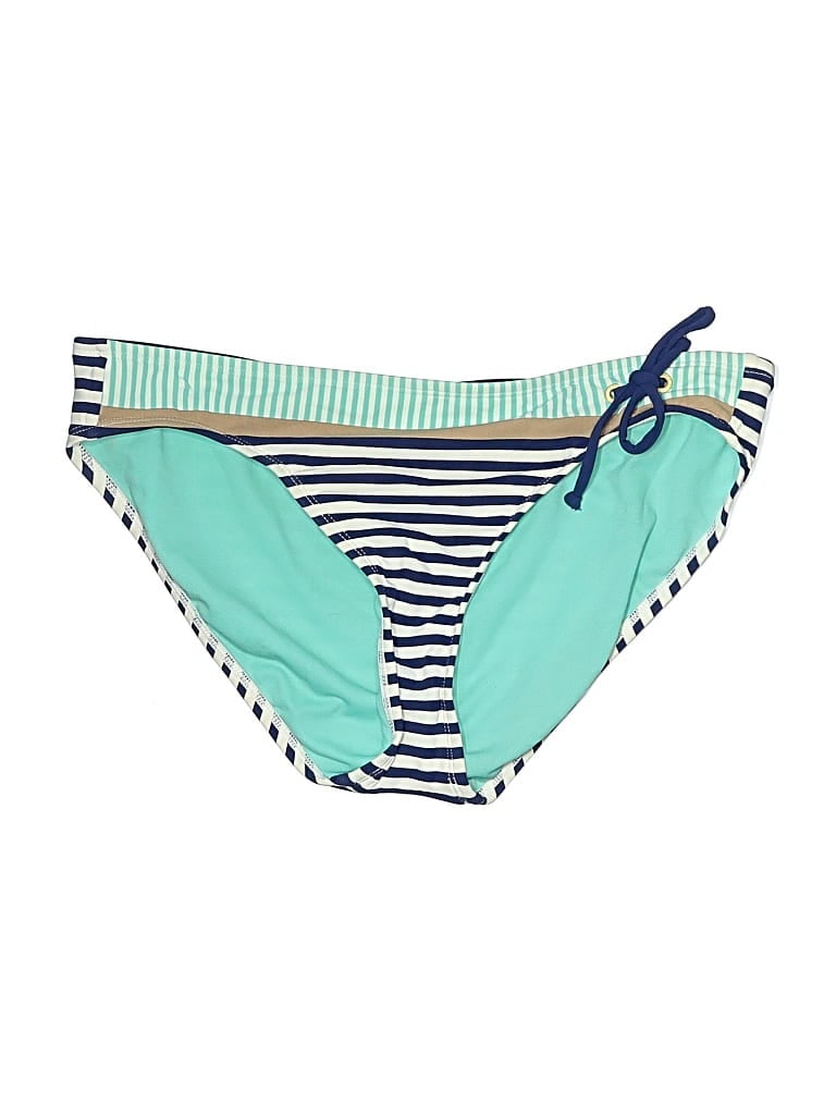 Pre-owned Sperry Top-sider® Swimsuit Bottoms Teal Swimwear In Blue