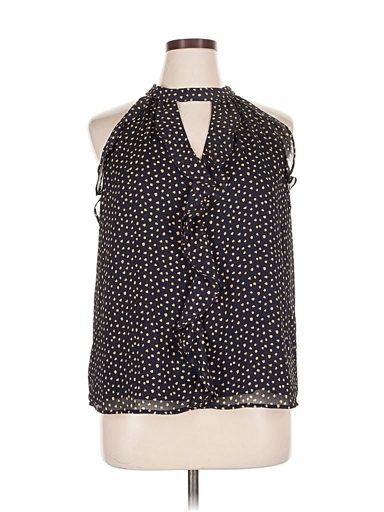 Dr2 Sleeveless Blouse In Blue