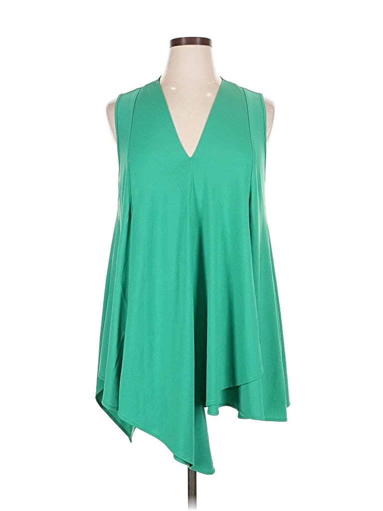 Pre-owned Arna York Sleeveless Blouse In Green