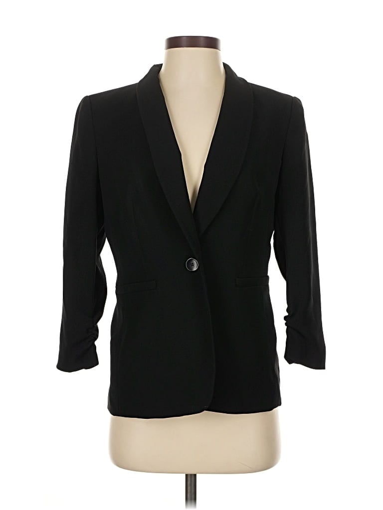 Pre-owned Nine West Blazer Jacket In Black