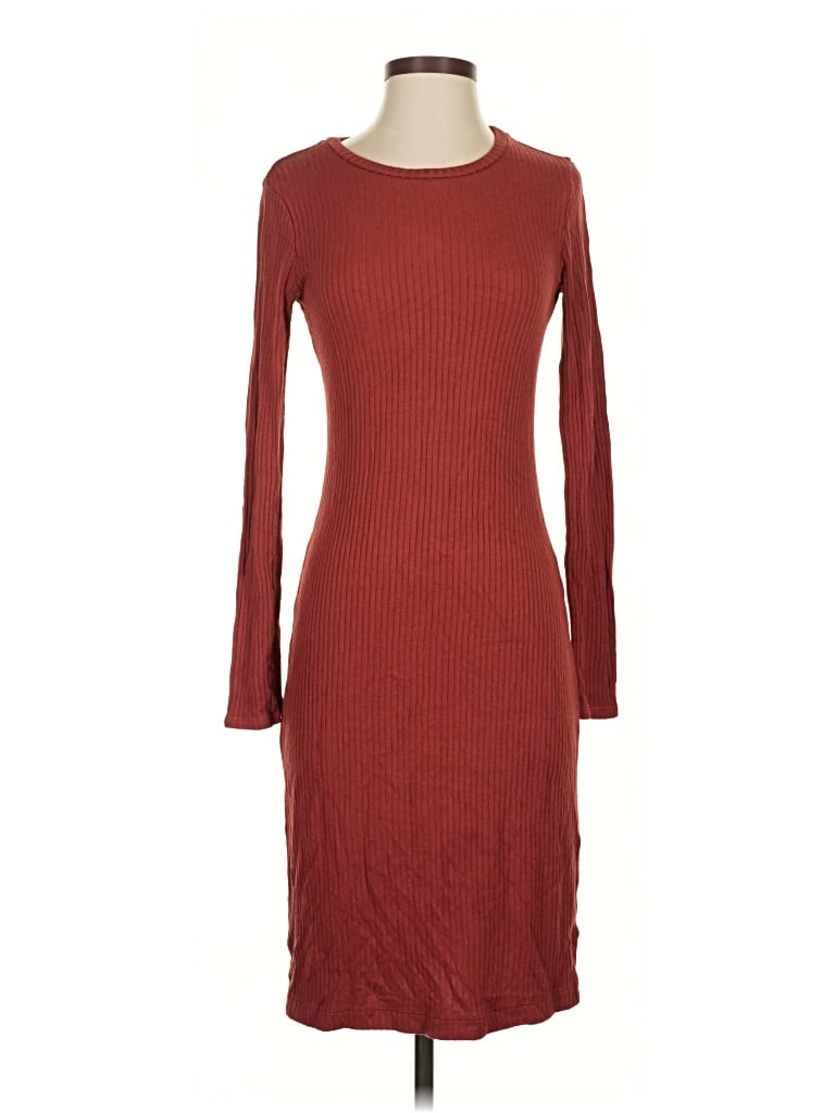 Pre-owned Reformation Jeans Casual Dress In Orange