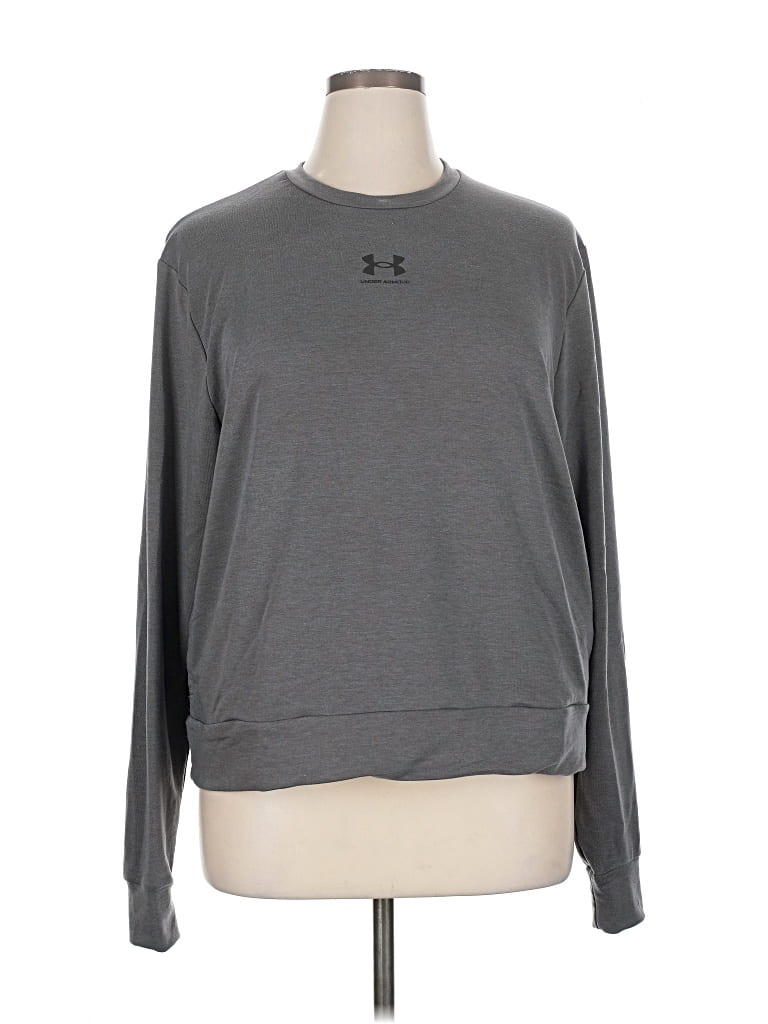 Pre-owned Under Armour Sweatshirt In Gray