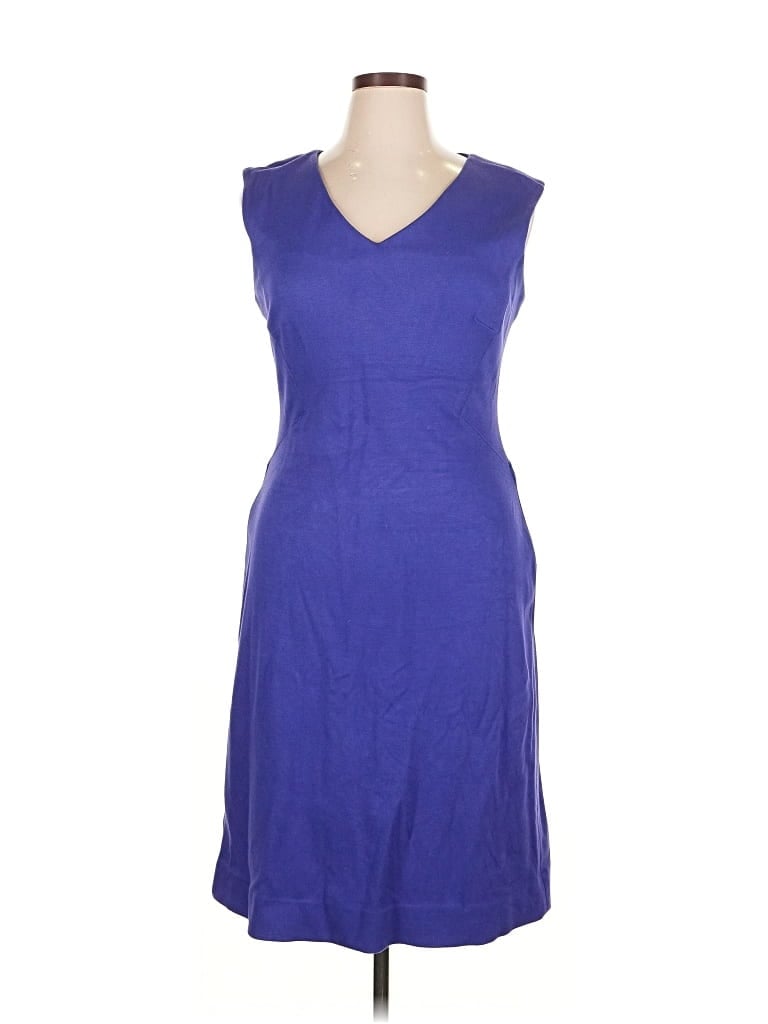 Pre-owned Mm. Lafleur Casual Dress In Blue