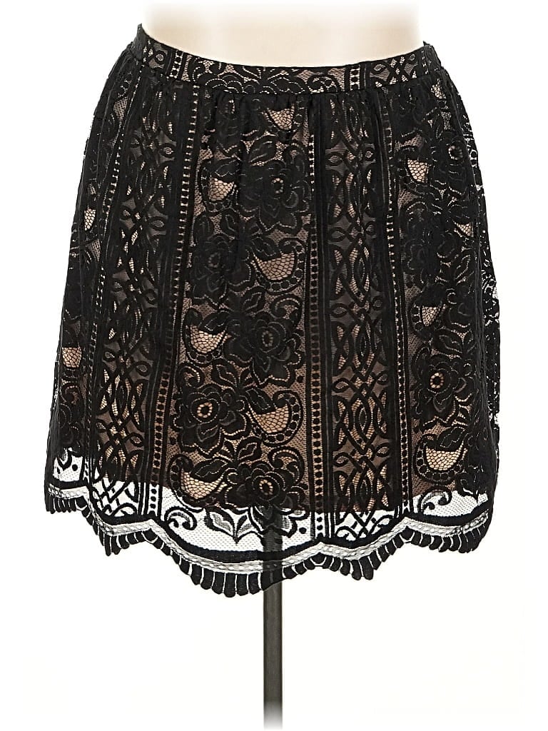 Pre-owned Xhilaration Casual Skirt In Black
