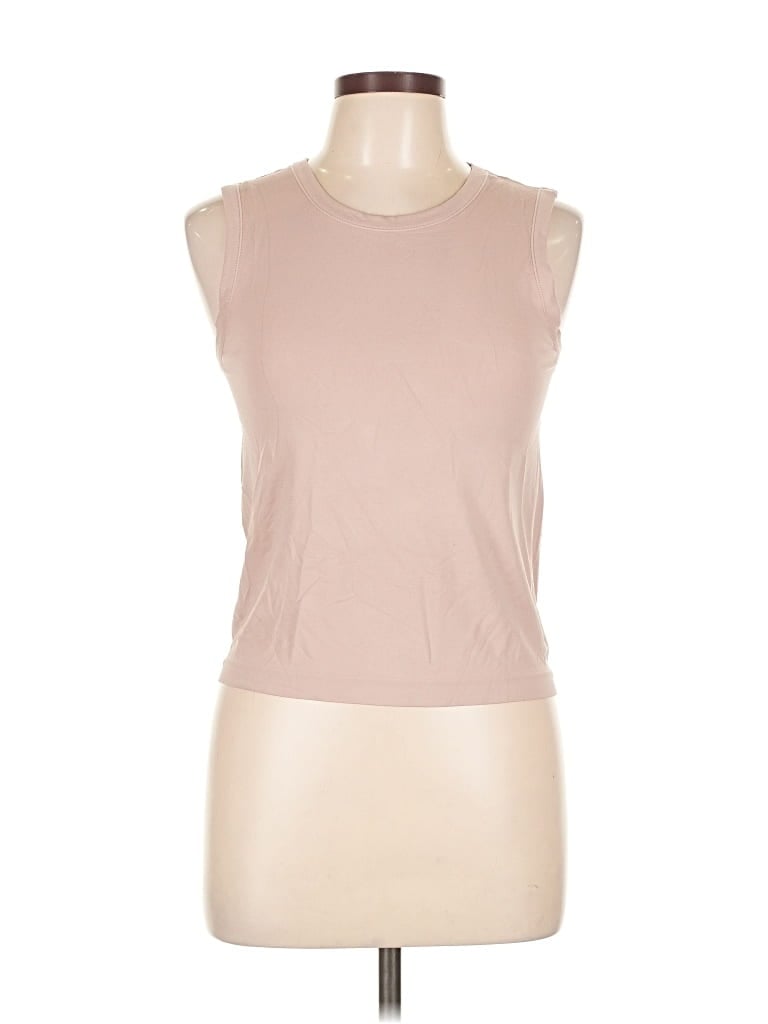 Pre-owned Maison D' Amelie Sleeveless T-shirt In Brown