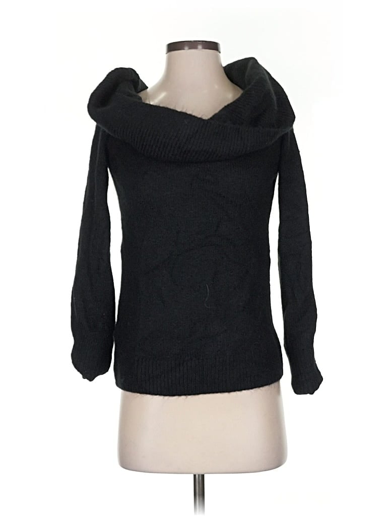 Pre-owned Gap Turtleneck Sweater In Black