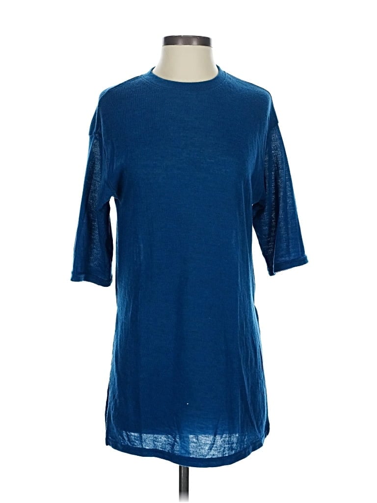 Pre-owned Net Collection 3/4 Sleeve T-shirt In Blue