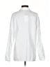 Zara Solid White Long Sleeve Button-Down Shirt Size S - photo 2