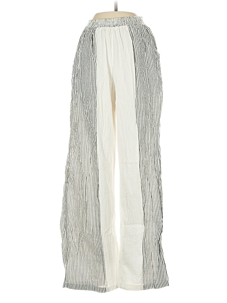 Pre-owned Prettylittlething Casual Pants In Silver