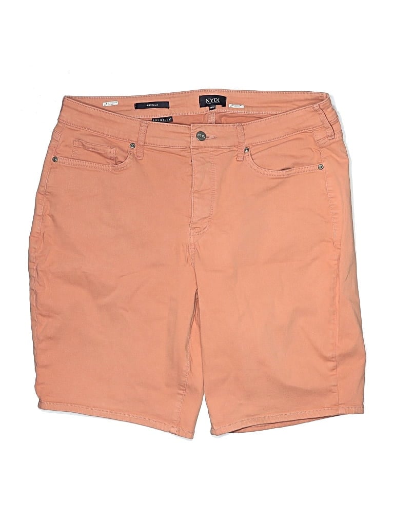 Pre-owned Nydj Shorts In Orange