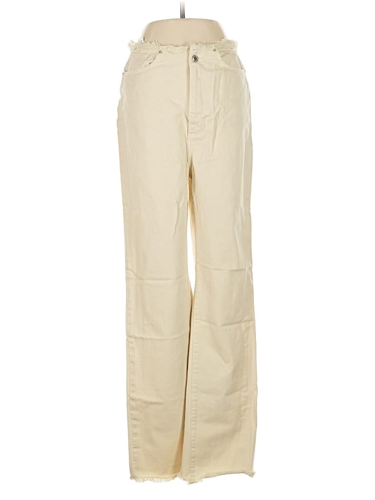 Pre-owned Weworewhat Jeans In White