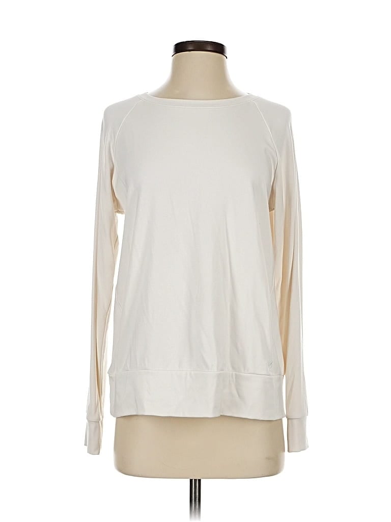 Pre-owned Cozy Earth Sweatshirt In White