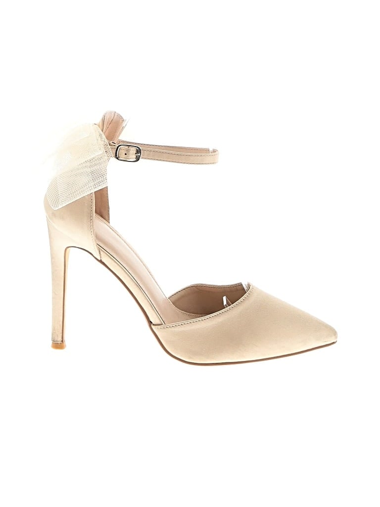 Pre-owned Unbranded Heels In Gold