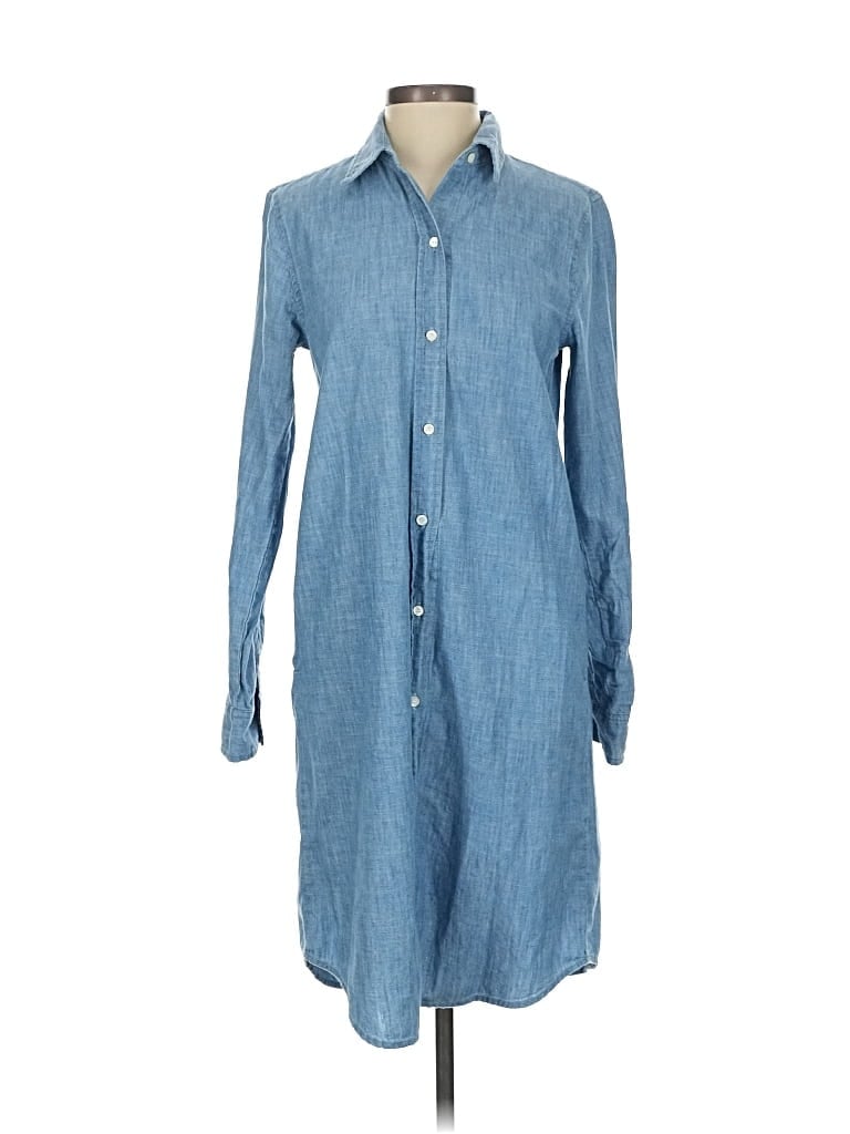 Pre-owned J. Mclaughlin Casual Dress In Blue